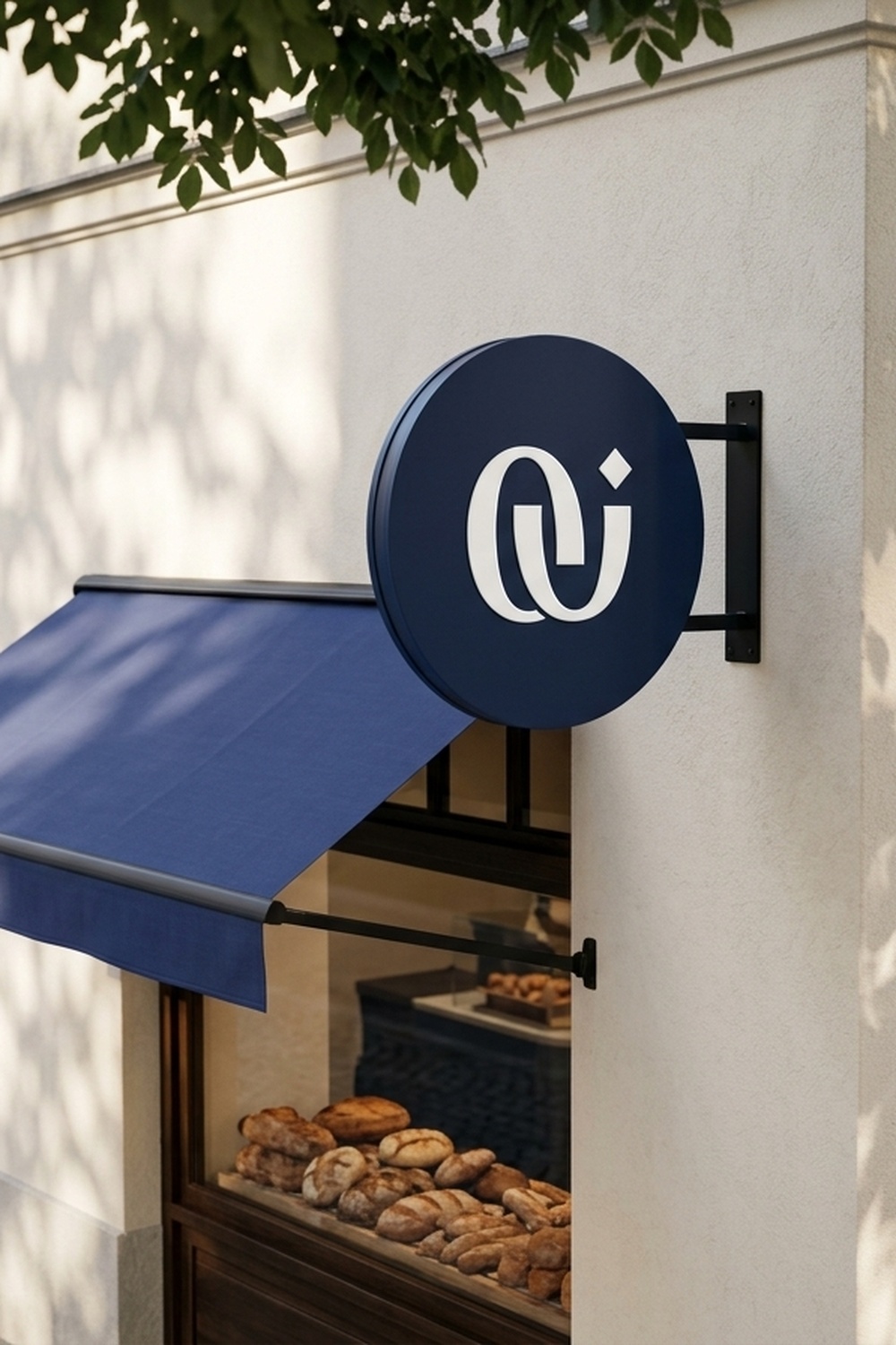 Ovenly Bakery Storefront Blade Signage and Bakery Window
